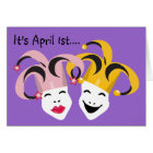 Carte du jour d'imbécile d'avril