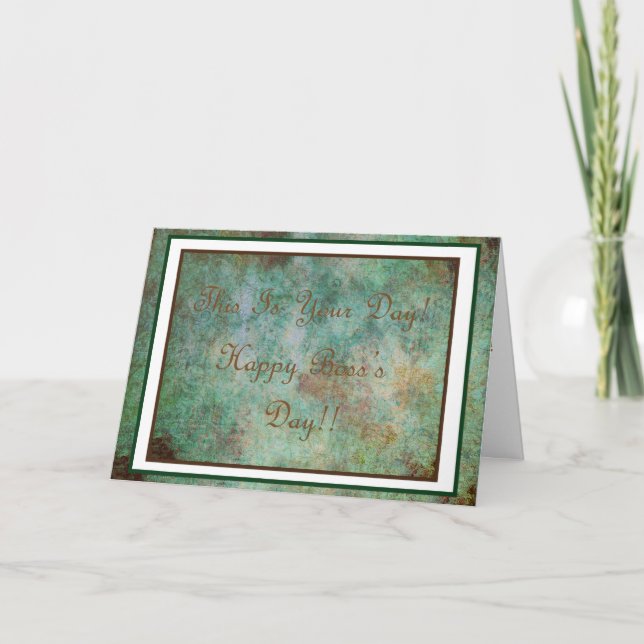 Carte du jour du patron heureux ! (Devant)