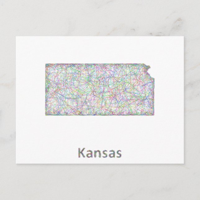 Carte du Kansas (Devant)
