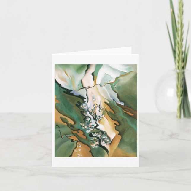 Carte Du lac, no 3, par Georgia O'Keeffe, (Devant)