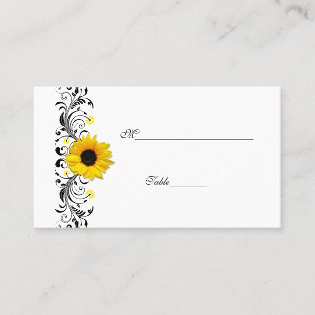 Carte du lieu de l'occasion spéciale tournesol (Devant)