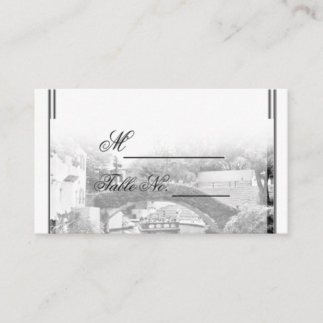Carte du lieu de mariage de destination San Antoni (Devant)
