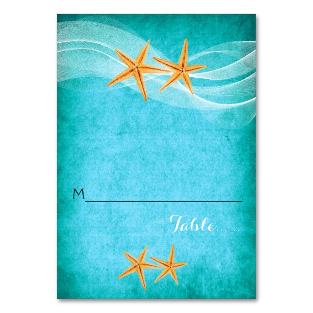 Carte du lieu de mariage de la plage Starfish (Par défaut)