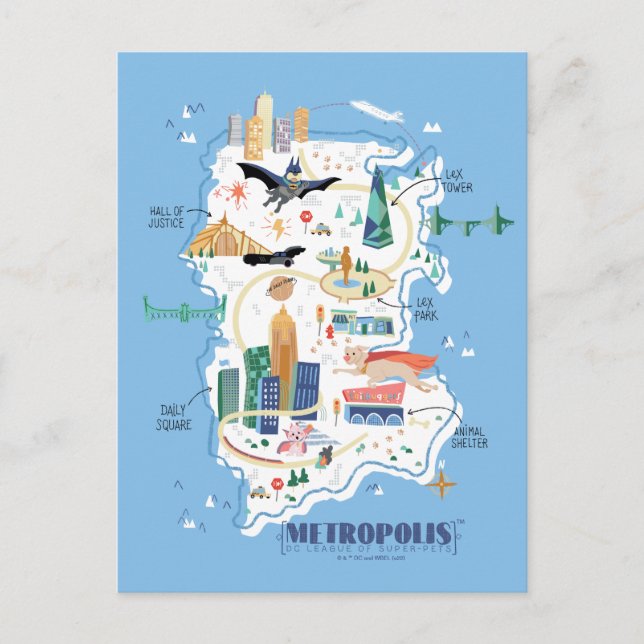 Carte du livre d'histoires de Metropolis (Devant)