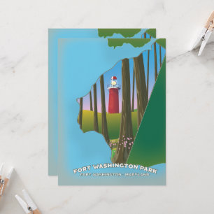 Carte du Maryland de Fort Washington Park