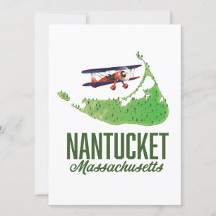 Carte du Massachusetts de Nantucket