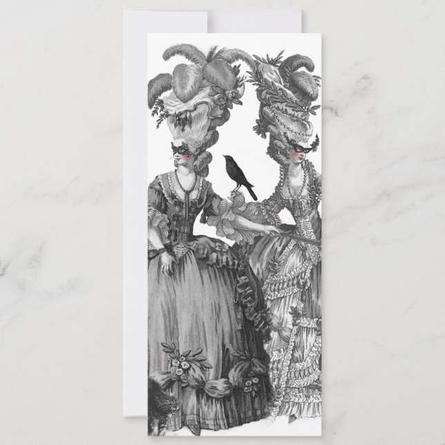 Carte du menu de la boule d'Halloween (Devant)