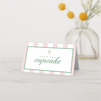 Carte du menu Pink Golf Tente