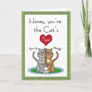 Carte du Meow Anniversaire du chat