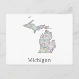 Carte du Michigan