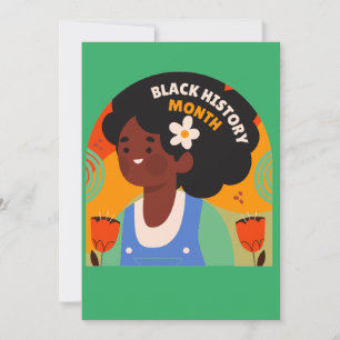 Carte du Mois de l'Histoire des Noirs - Intérieur 