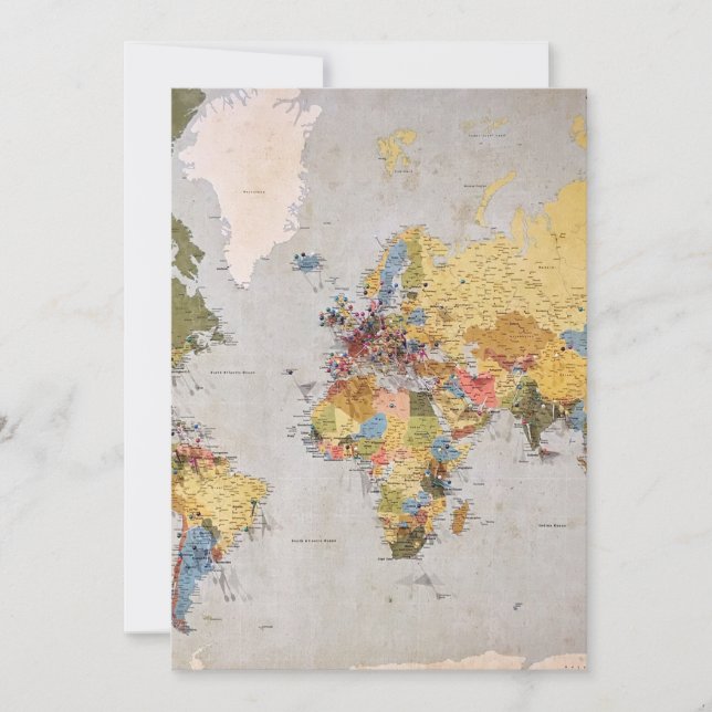 carte du monde (Devant)