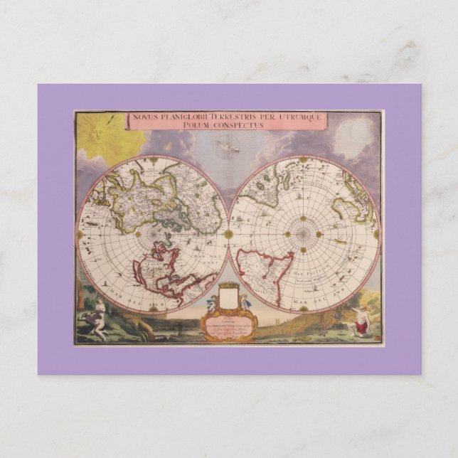 Carte du monde antique (Devant)