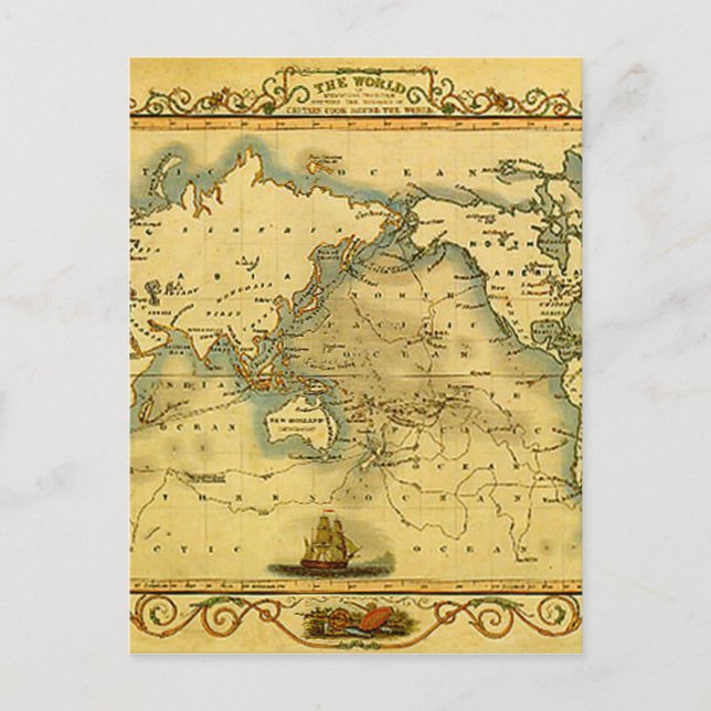 Carte du monde antique (Devant)