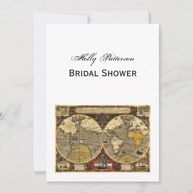 Carte du monde antique #2, do-it-yourself Blanc BG (Devant)
