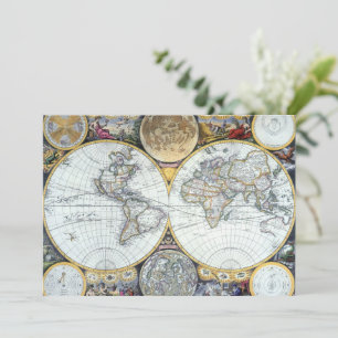 Carte du monde antique, Atlas Maritimus par John S