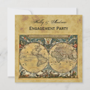 Carte du monde antique, Fiançailles de BG SQ en dé