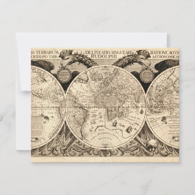 Carte du monde antique par Philipp Eckebrecht - 16 (Devant)