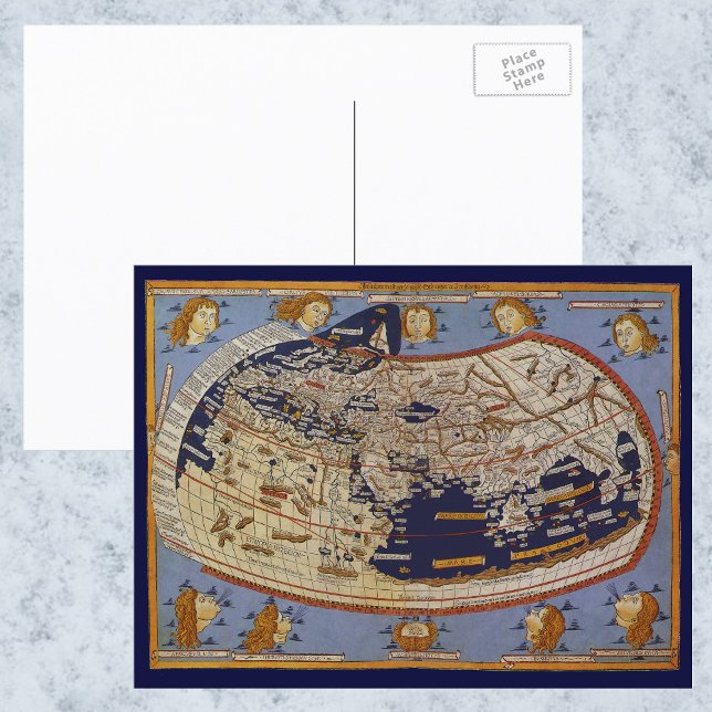 Carte du monde antique Ptolémée, Johannes d'Arnshe (Créateur téléchargé)