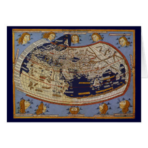 Carte du monde antique Ptolémée, Johannes d'Arnshe