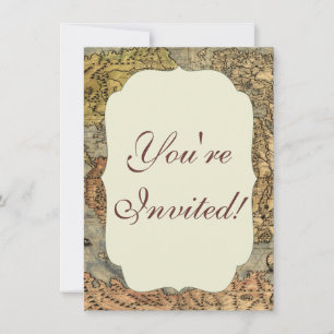 Carte du monde Atlas historique Vintage