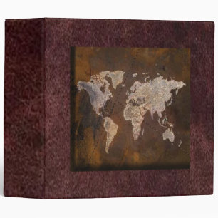 Carte du monde Avery Classeur