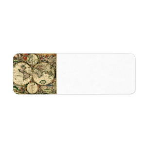 Carte du monde de 1689 cadeaux