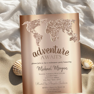 Carte du monde de l'aventure qui vous attend à la 