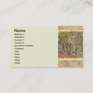 Carte du monde Forlani Antiquev 1565 Renaissance