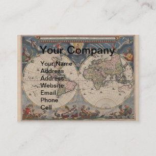 Carte du monde Globe Travel Antique