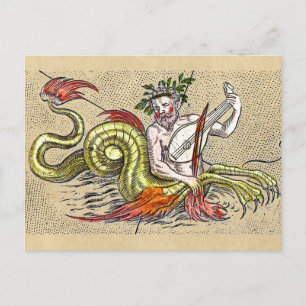 Carte du monde Merman et Lyre