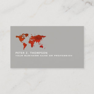 carte du monde rougeâtre commerce international gr