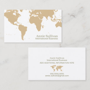 Carte du monde Surdimensionné Commerce internation