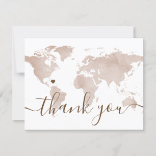 Carte du monde Tan Voyage Destination Mariage Phot