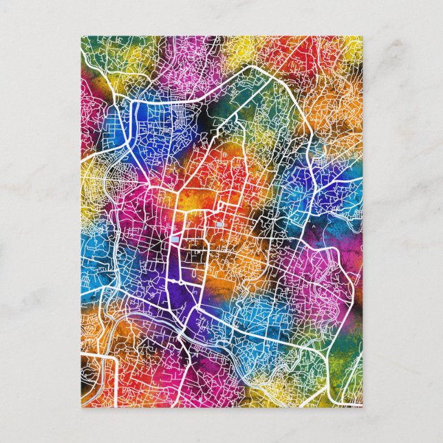 Carte du Népal de Katmandou (Devant)