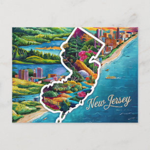 Carte du New Jersey