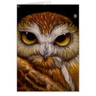 CARTE DU NORD DE HIBOU DE SAW-WHET