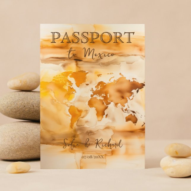Carte du passeport de destination Mariage de Terra (Créateur téléchargé)