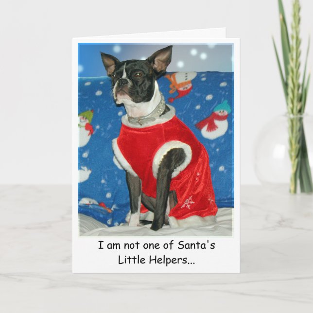Carte du patron de Père Noël (Devant)