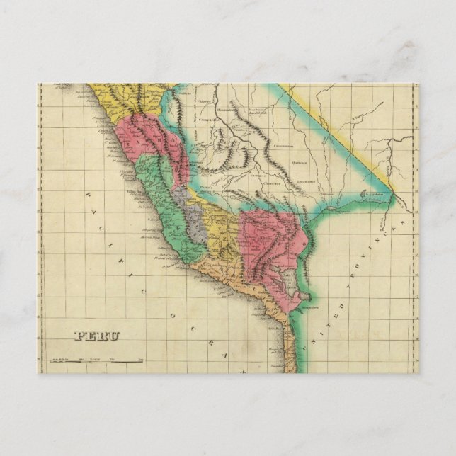 Carte Du Pérou (Devant)