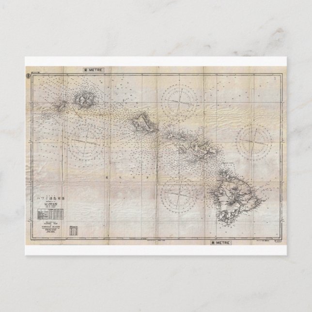 Carte du port Pearl d'Hawaï 1939 (Devant)