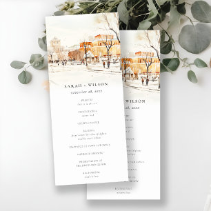 Carte du programme de mariage payant de Forgo Nort