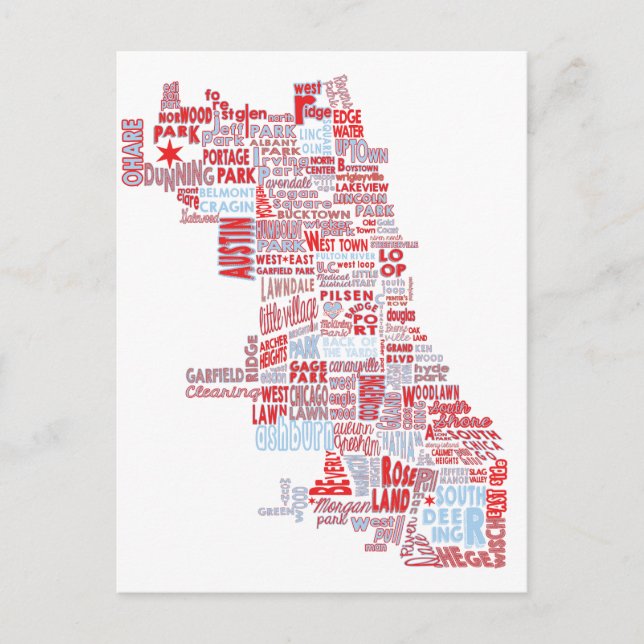 Carte du quartier de Chicago (Devant)