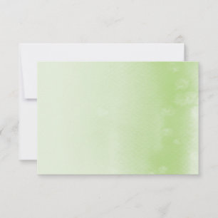 CARTE DU REGISTRE :: ombre aquarelle vert pomme