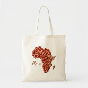Carte du Sac fourre-tout africain à points girafes