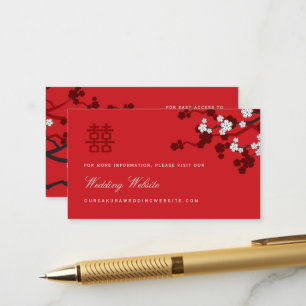 Carte du site web chinois Mariage White Cherry Blo