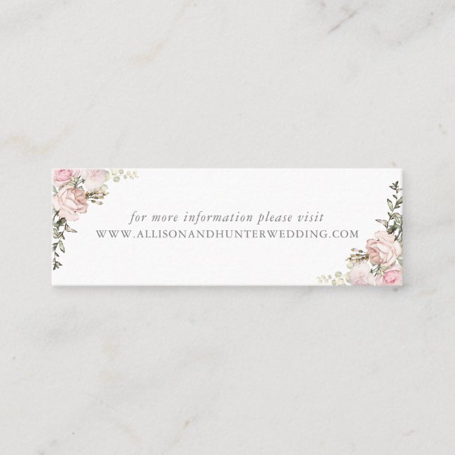 Carte du site Web du Mariage Floral Spring (Devant)