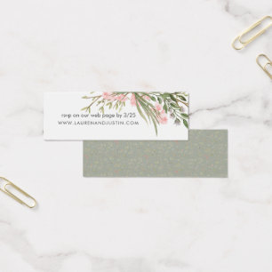 Carte du site Web Mariage floral de Forêt magique