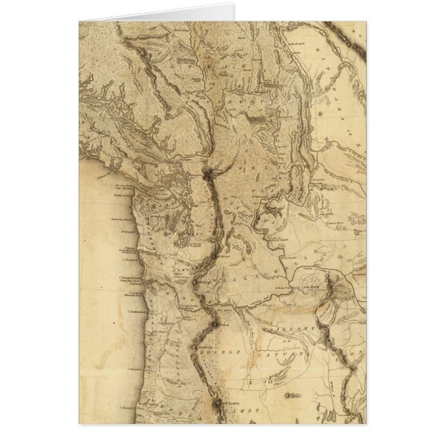 Carte du territoire de l'Oregon (Devant)