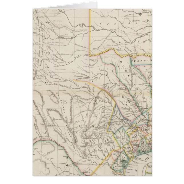 Carte du Texas (Devant)